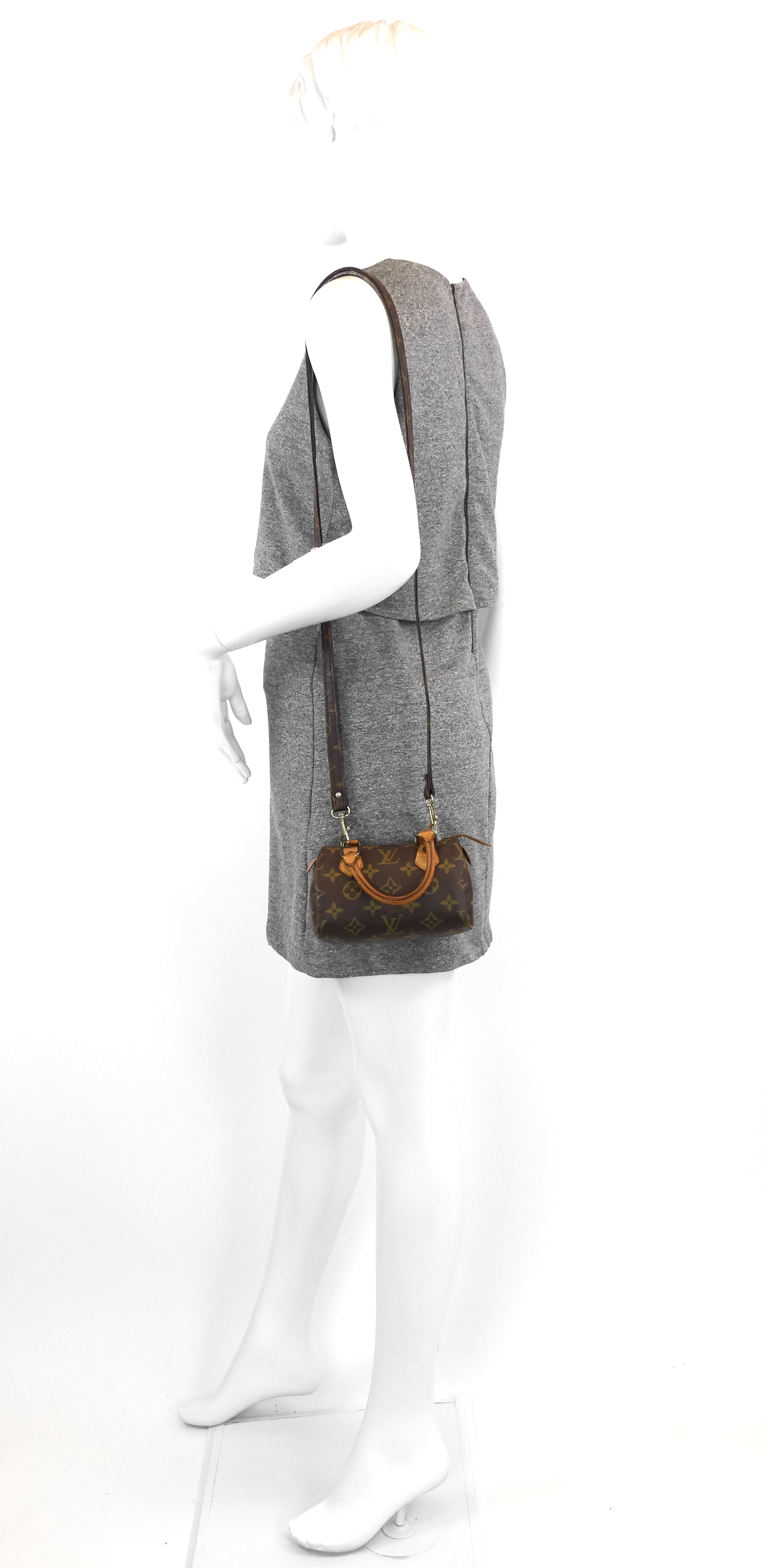 Louis Vuitto Speedy Mini HL Monogram Canvas Bag