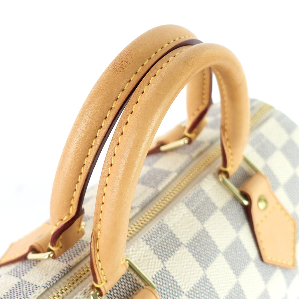 Louis Vuitto Speedy 25 Damier Azur Canvas Bag