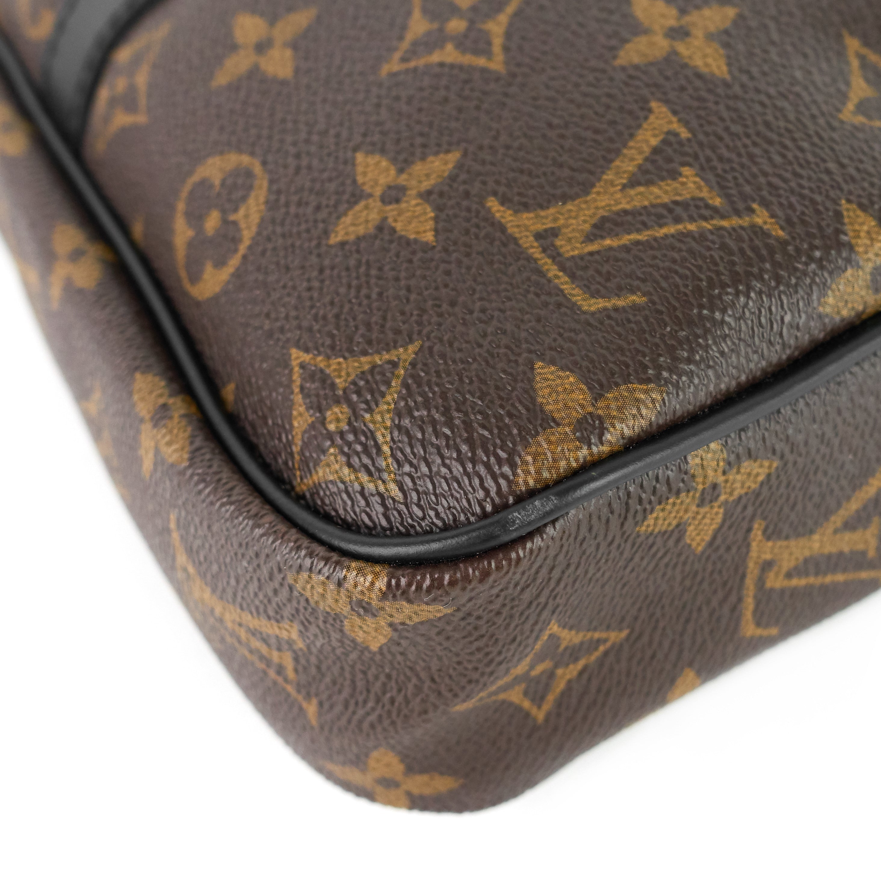Louis Vuitto Porte-Documents Voyage PM Monogram Macassar Canvas Briefcase Bag