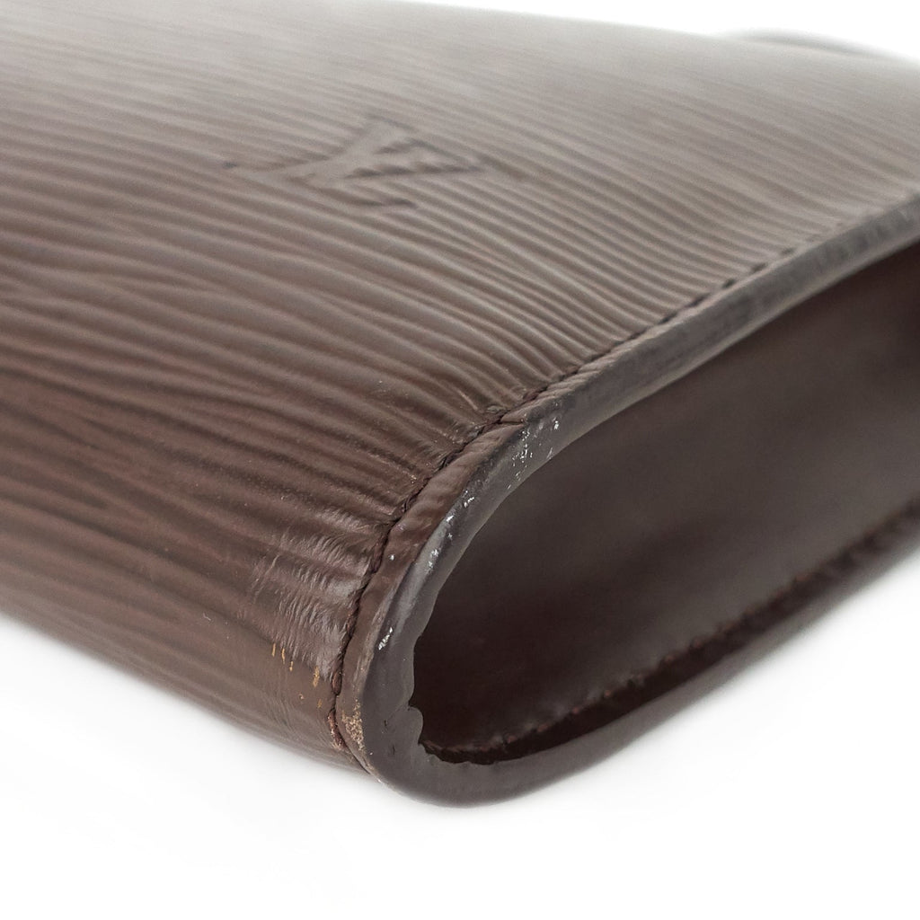 Louis Vuitto Pochette Accessoires Brown Epi Leather Bag