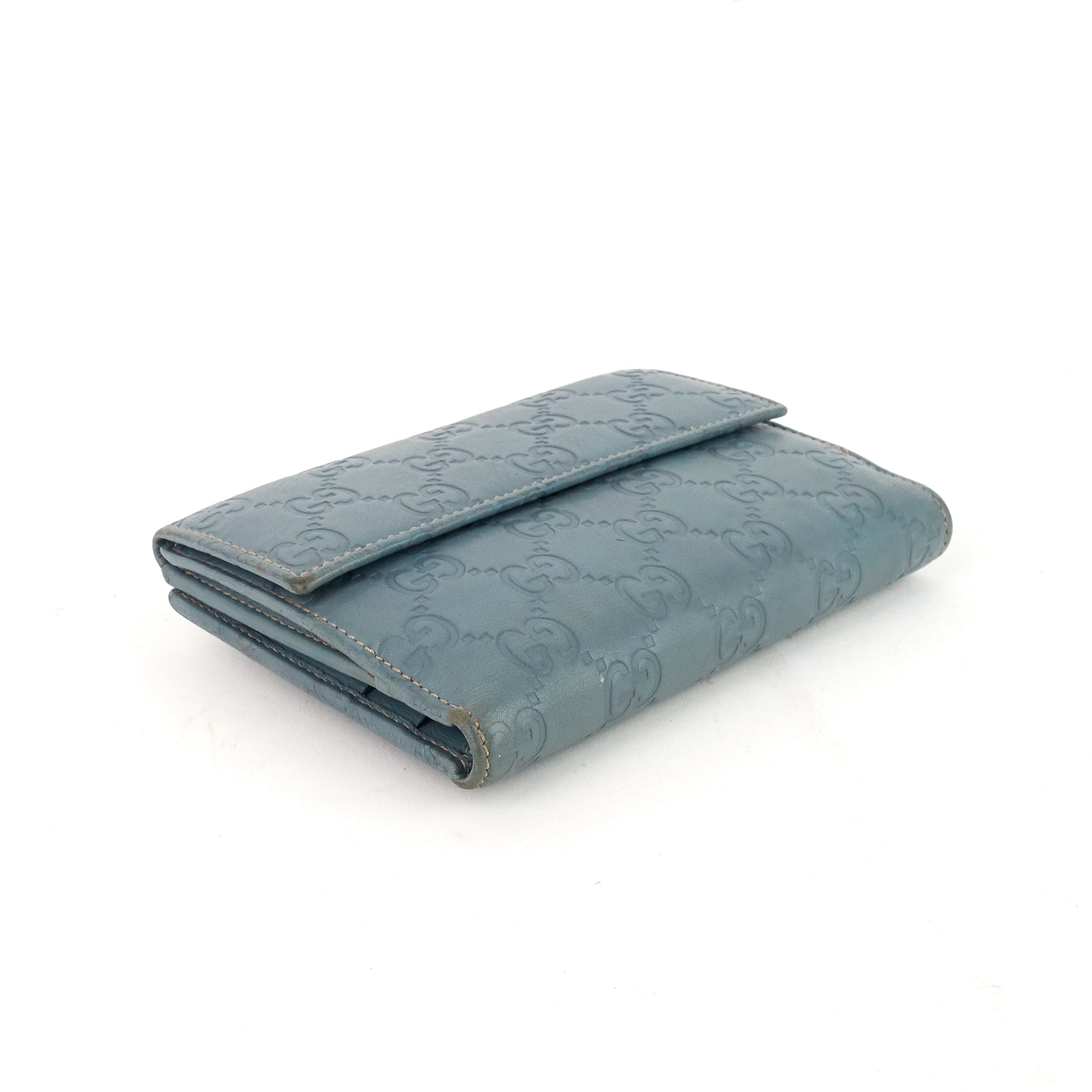 Gucci Guccissima Leather Bifold Snap Wallet
