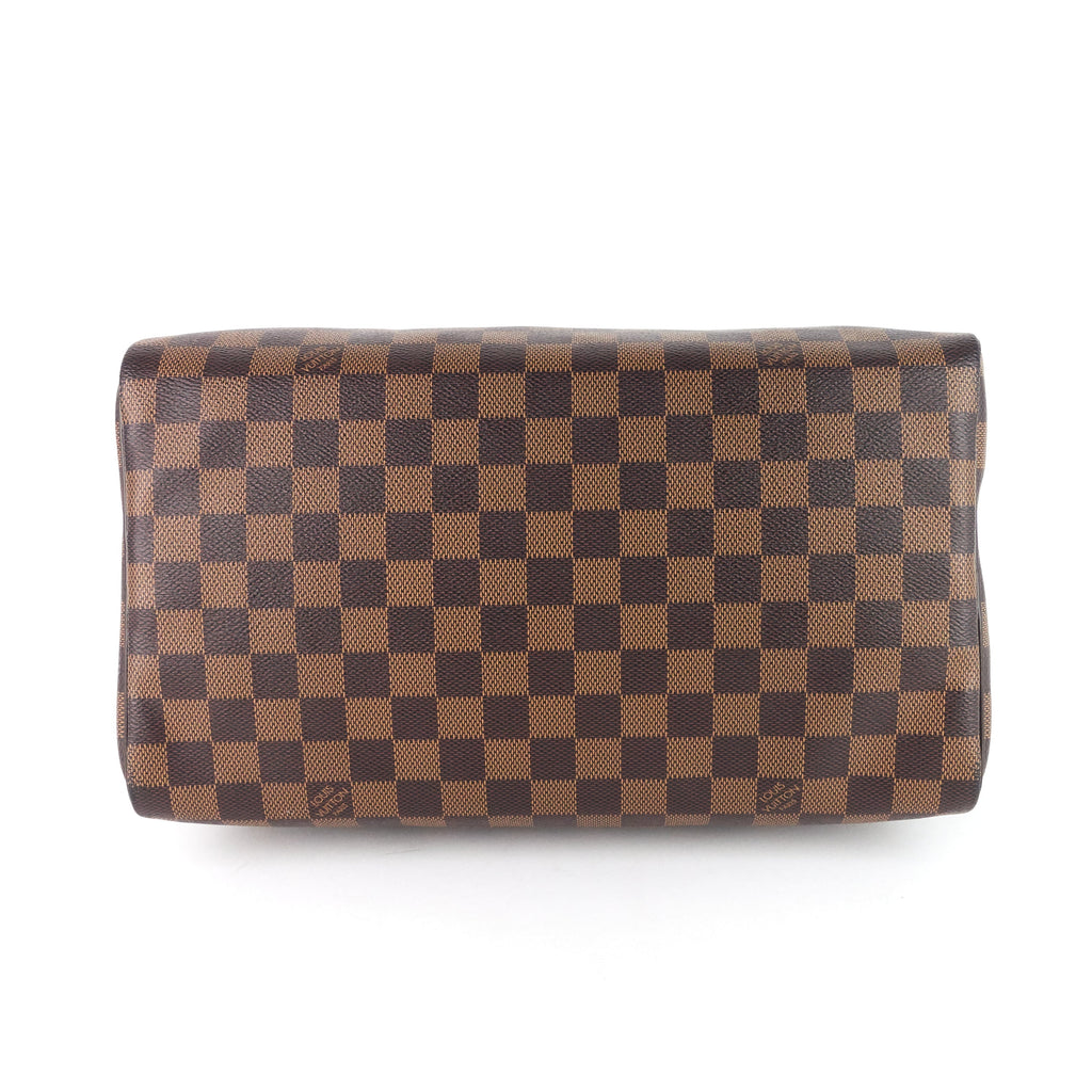 Louis Vuitto Speedy 30 Damier Ebene Canvas Bag