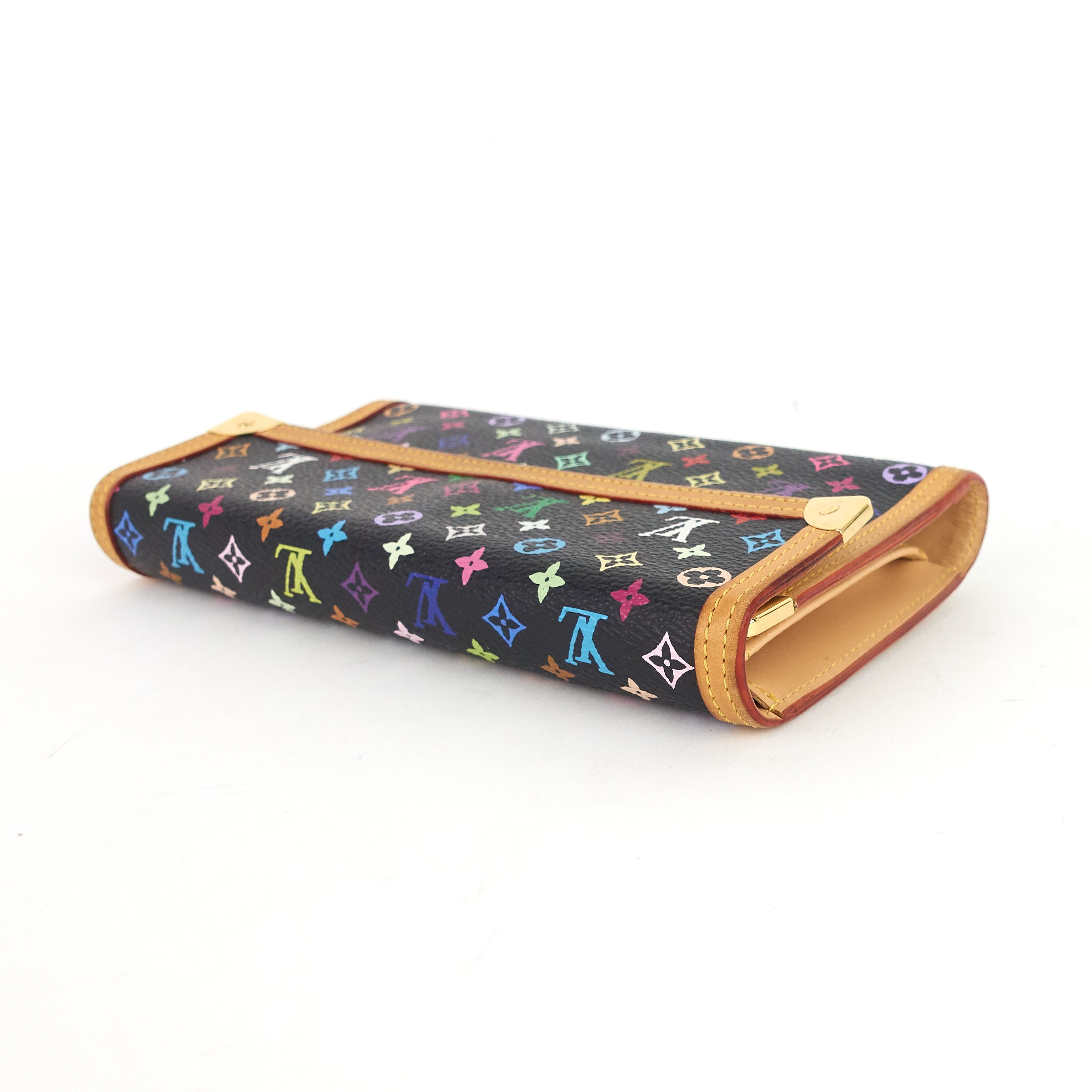 Louis Vuitto Porte Tresor Monogram Multicolore Canvas Wallet