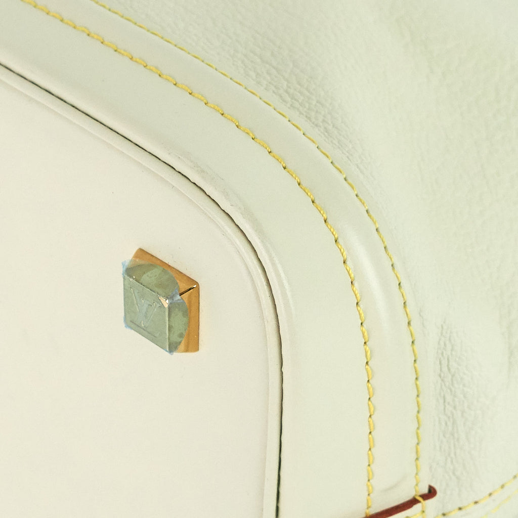 Louis Vuitto Suhali Lockit MM Goatskin Leather Handbag