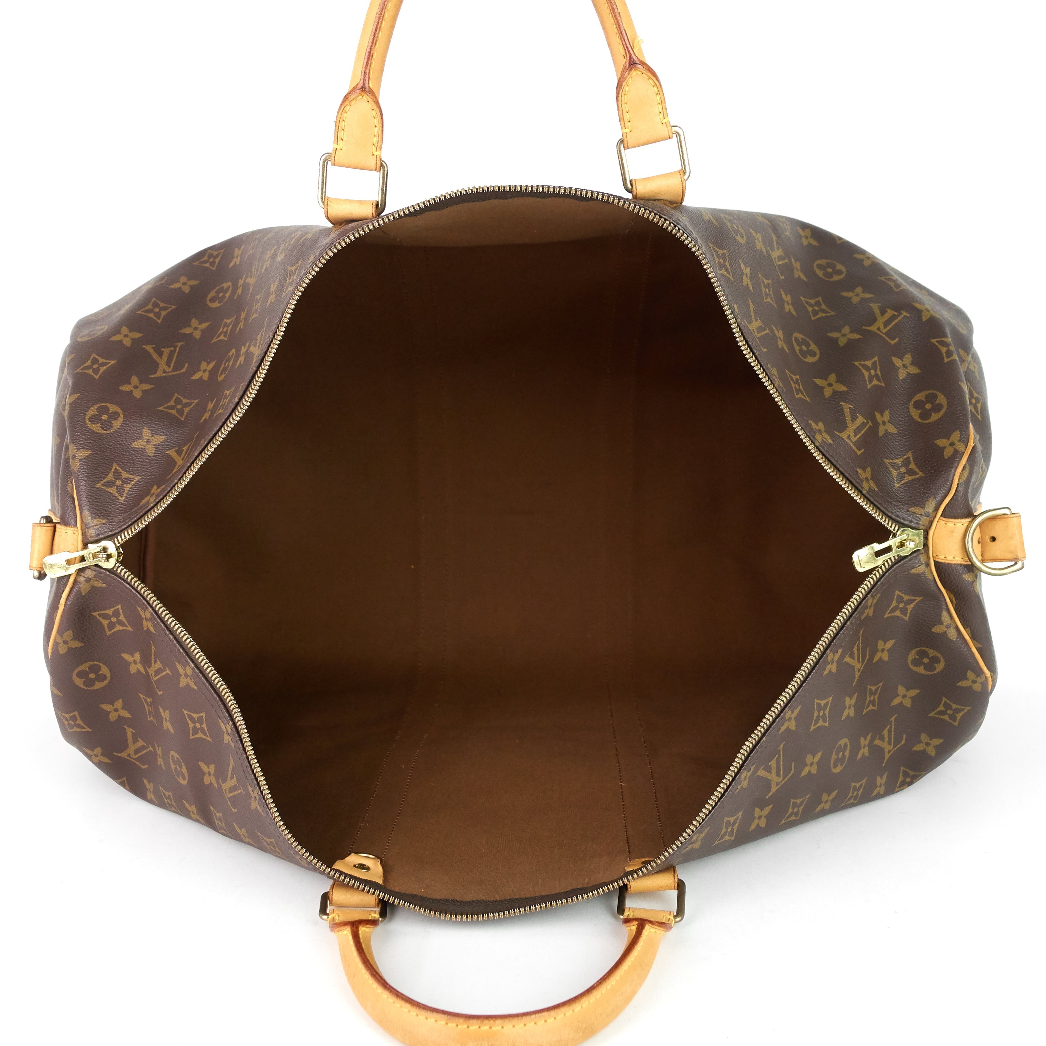 Louis Vuitto Keepall 60 Bandouliere Monogram Canvas Bag