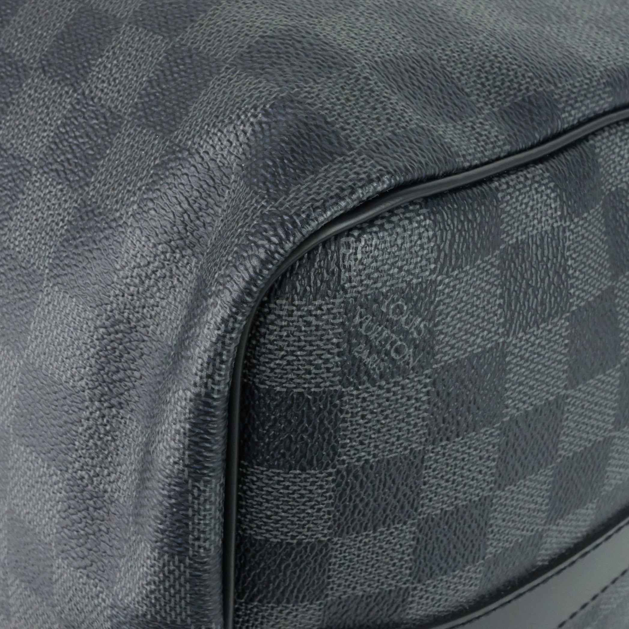 Louis Vuitto Keepall 45 BandouliÃ¨re My LV Heritage Damier Graphite Bag