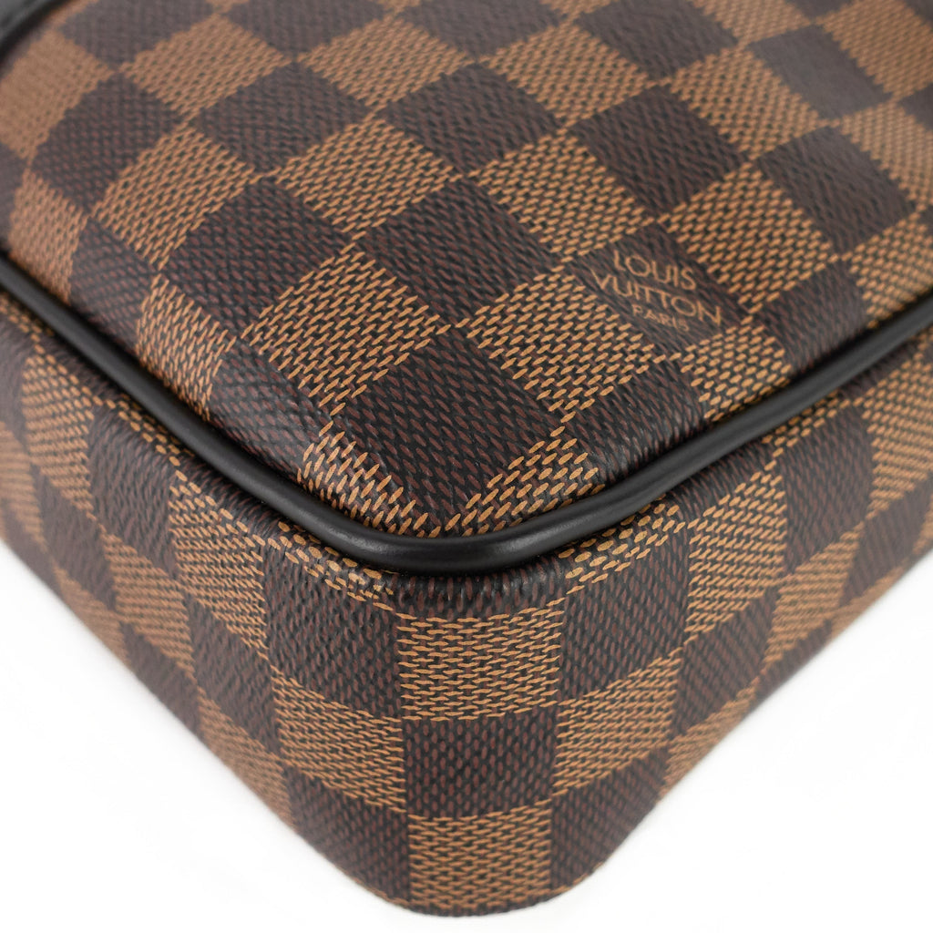 Louis Vuitto Porte-Documents Voyage PM Damier Ebene Canvas Briefcase Bag