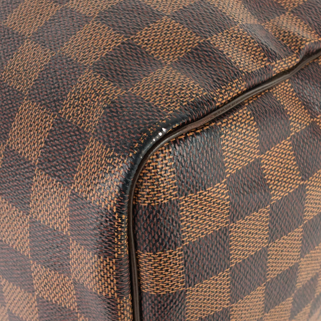 Louis Vuitto Speedy 35 Damier Ebene Canvas Bag