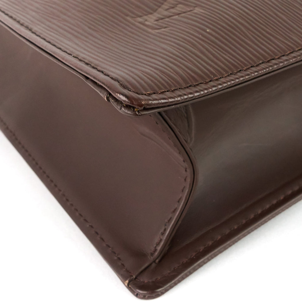 Louis Vuitto Sac Plat GM Brown Epi Leather Bag