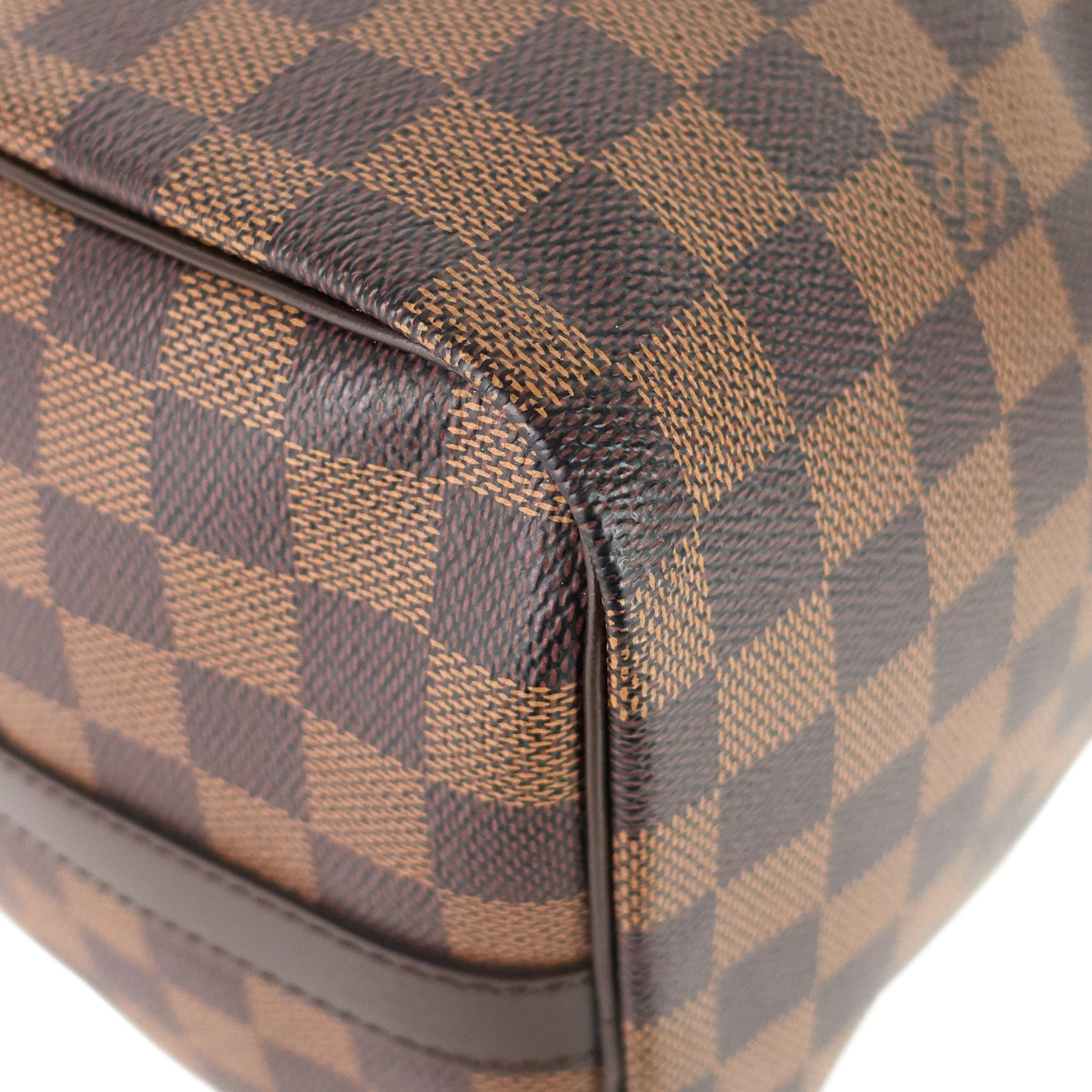 Louis Vuitto Speedy 30 BandouliÃ¨re Damier Ebene Canvas Bag