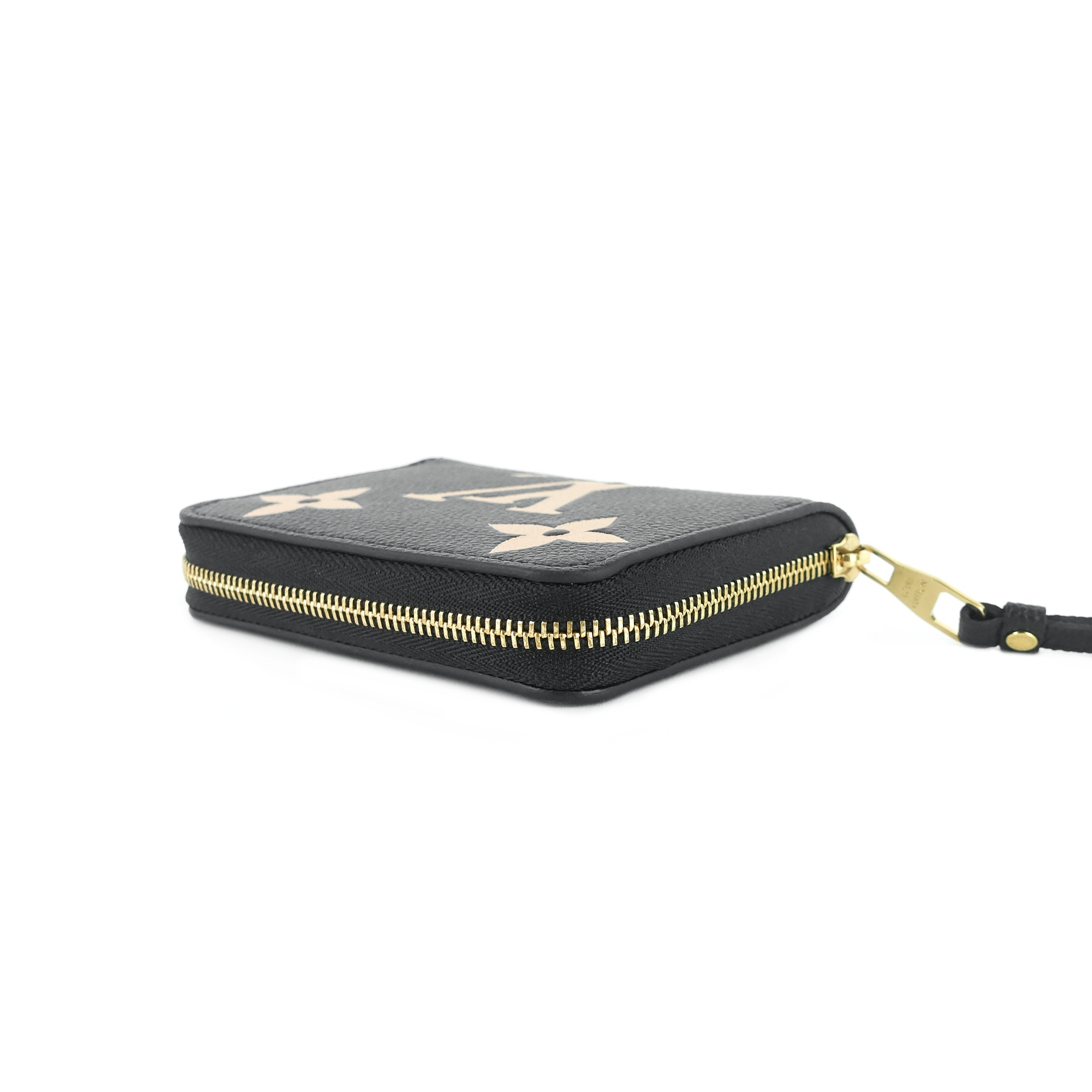 Louis Vuitto Zippy Bicolour Monogram Empreinte Leather Coin Purse