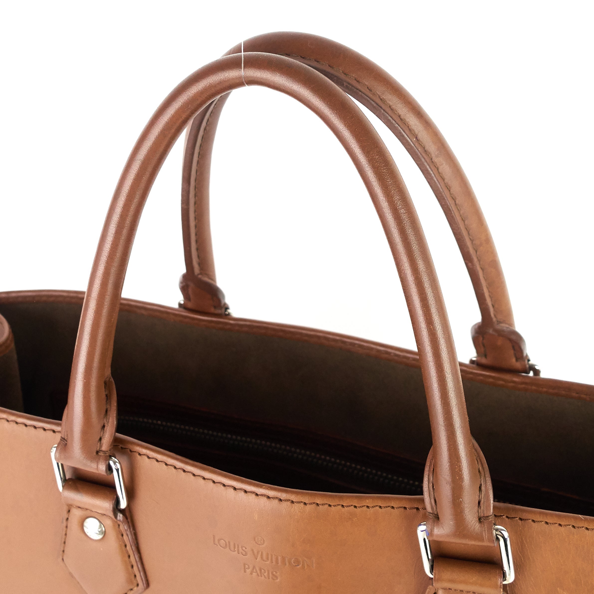 Louis Vuitto Sac Plat Nomade Leather Bag