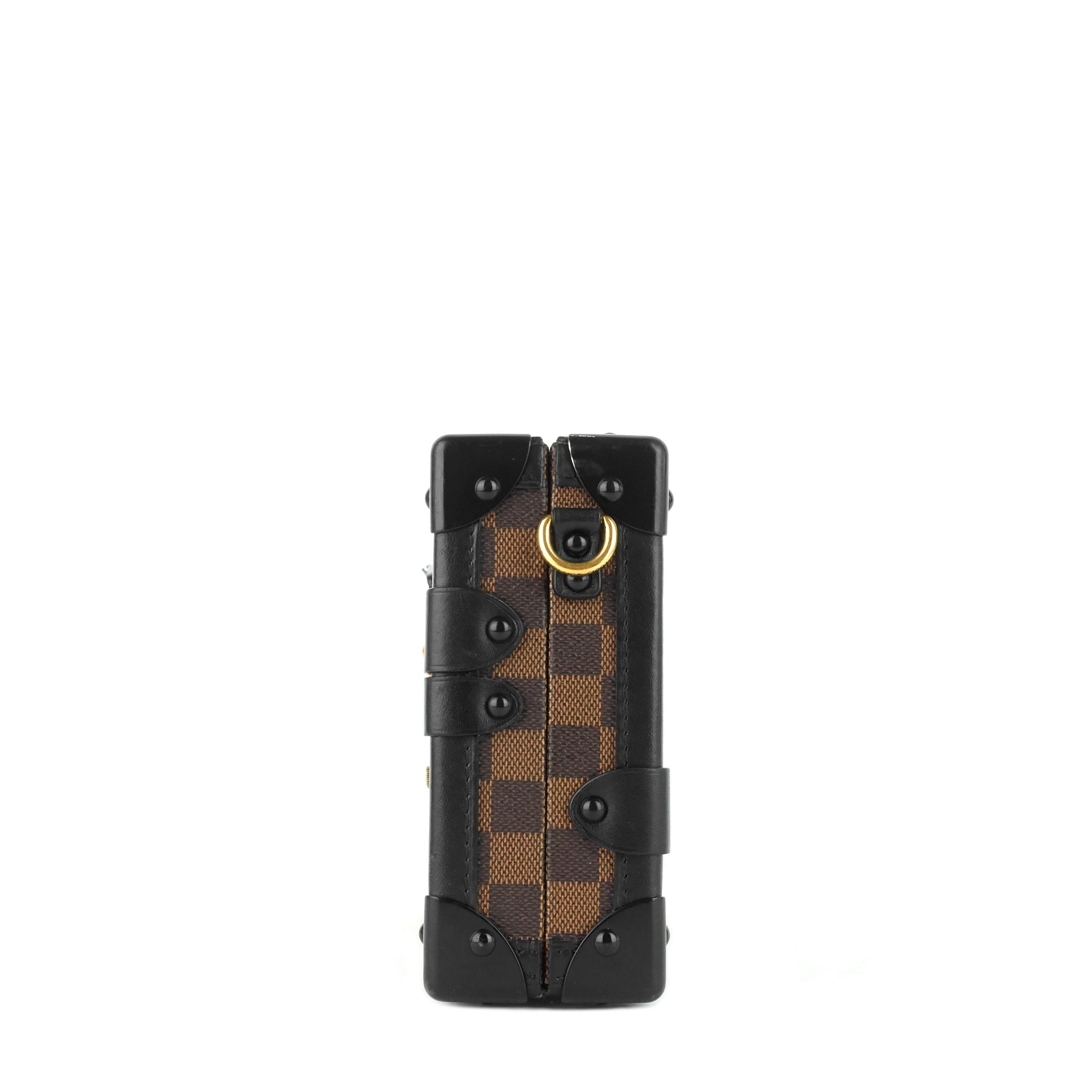 Louis Vuitto Petite Malle Damier Ebene Cavas Bag