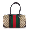 Gucci Vintage Small GG Canvas Boston Bag