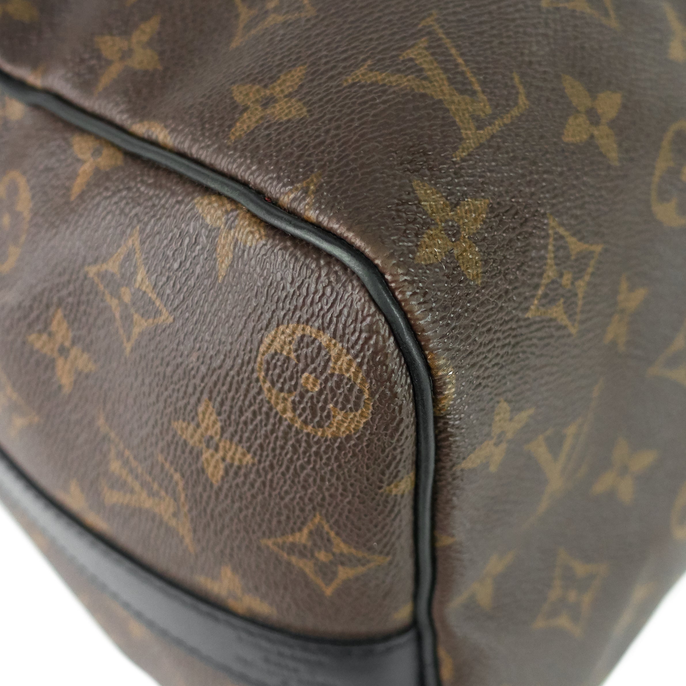Louis Vuitto Keepall 45 BandouliÃ¨re Macassar Monogram Canvas Bag