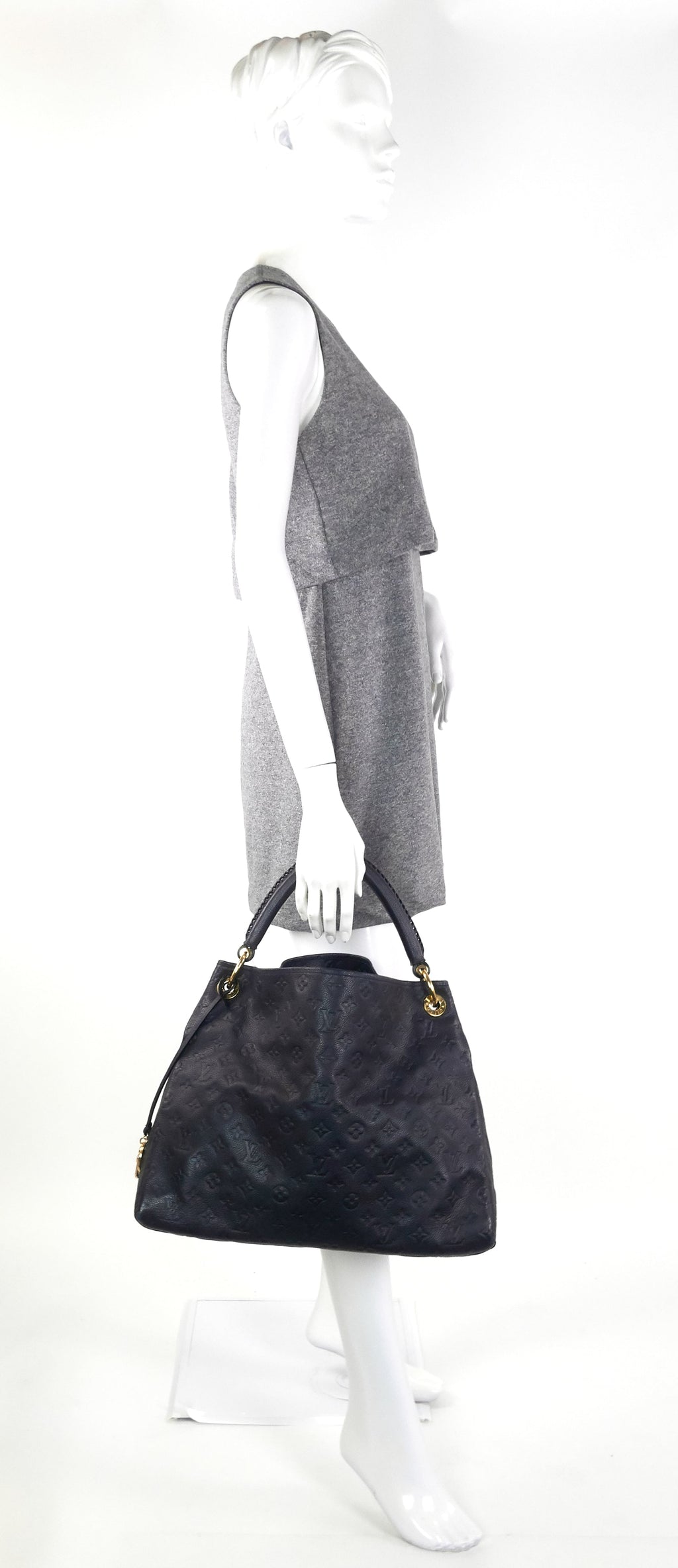 Louis Vuitto Artsy MM Monogram Empreinte Leather Bag