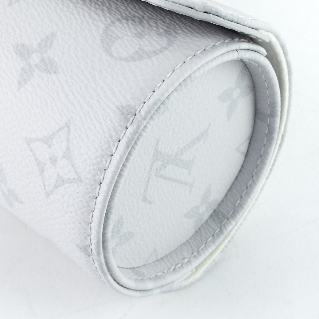 Louis Vuitto 3 Watch Case Monogram Antarctica Canvas Bag