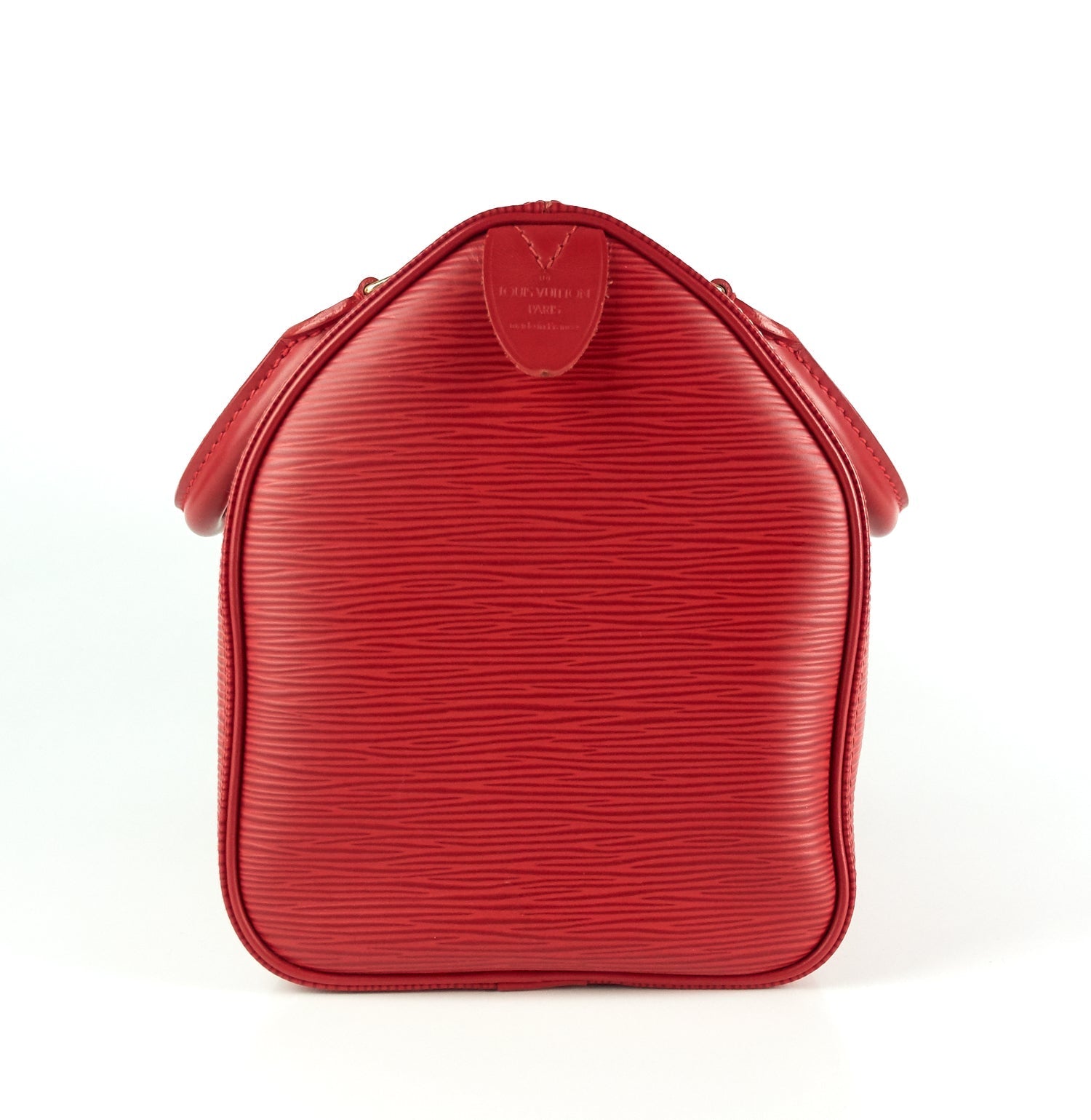 Louis Vuitto Speedy 25 Red Epi Leather Bag