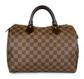 Louis Vuitto Speedy 30 Damier Ebene Canvas Bag