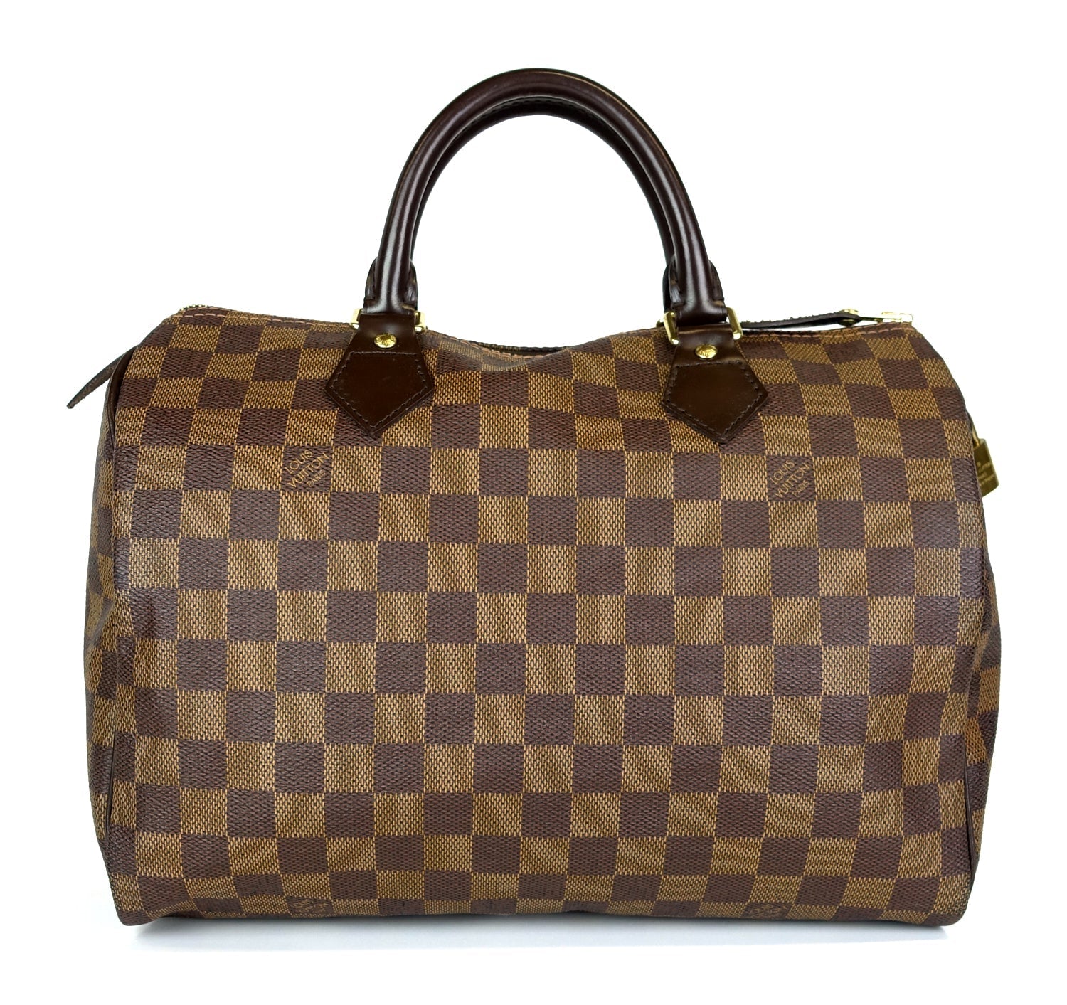 Louis Vuitto Speedy 30 Damier Ebene Canvas Bag