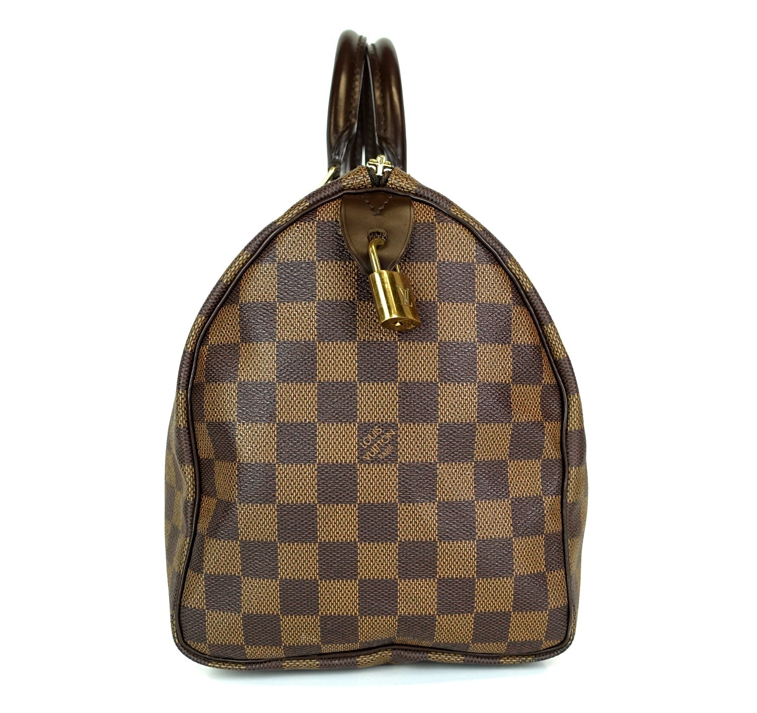 Louis Vuitto Speedy 30 Damier Ebene Canvas Bag