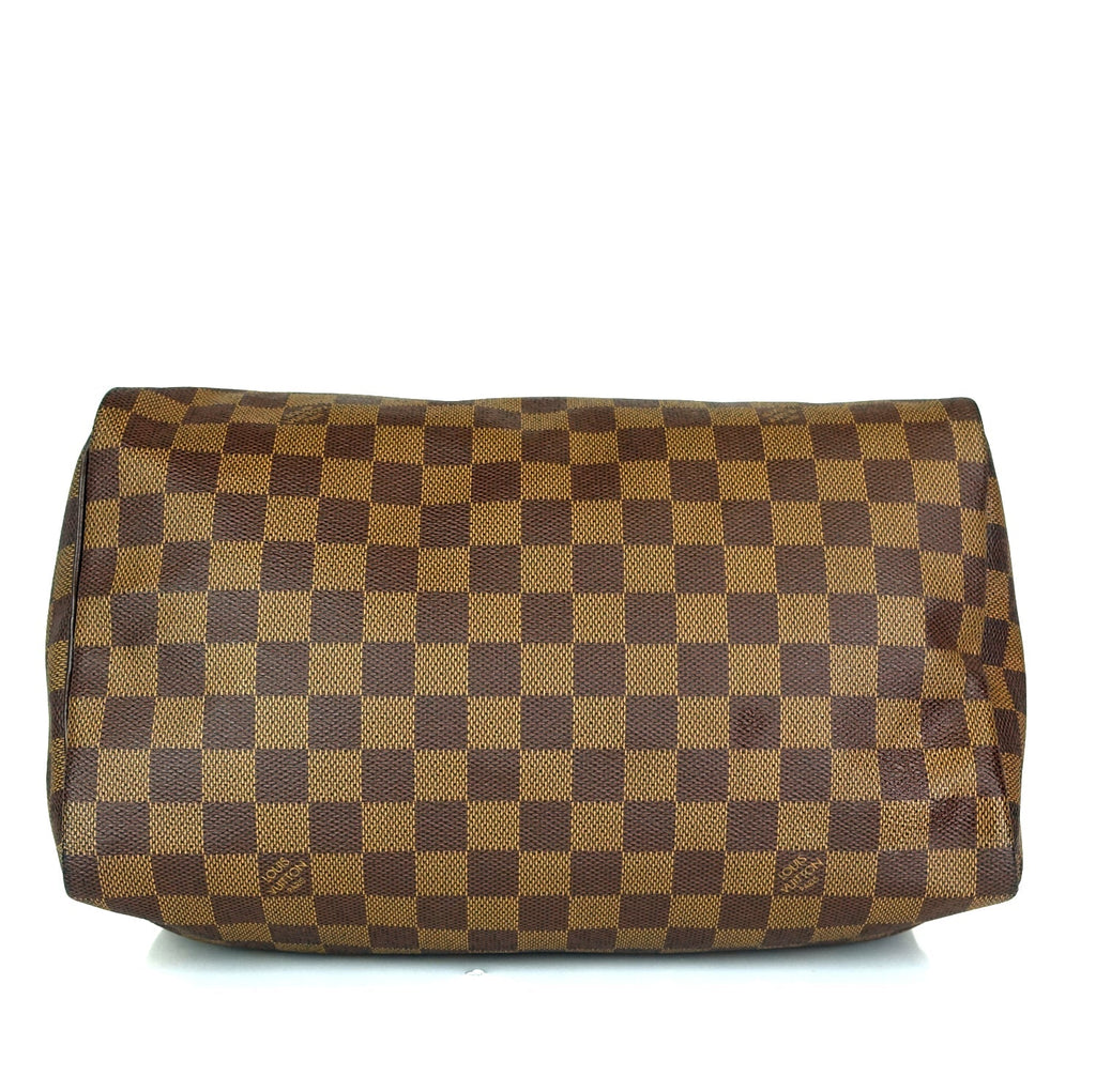 Louis Vuitto Speedy 30 Damier Ebene Canvas Bag
