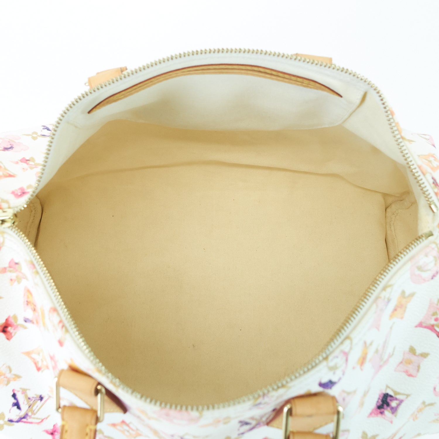 Louis Vuitto Speedy 35 Aquarelle Monogram Canvas Bag