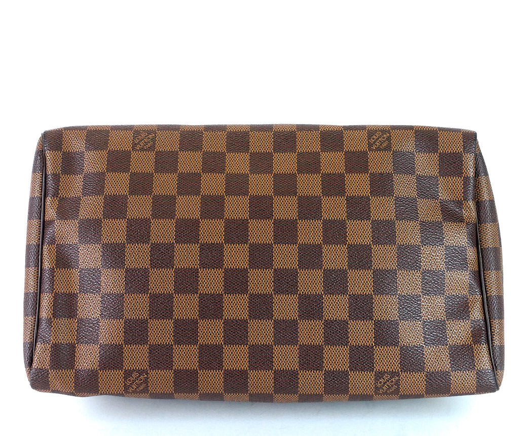Louis Vuitto Speedy 30 Damier Ebene Canvas Bag