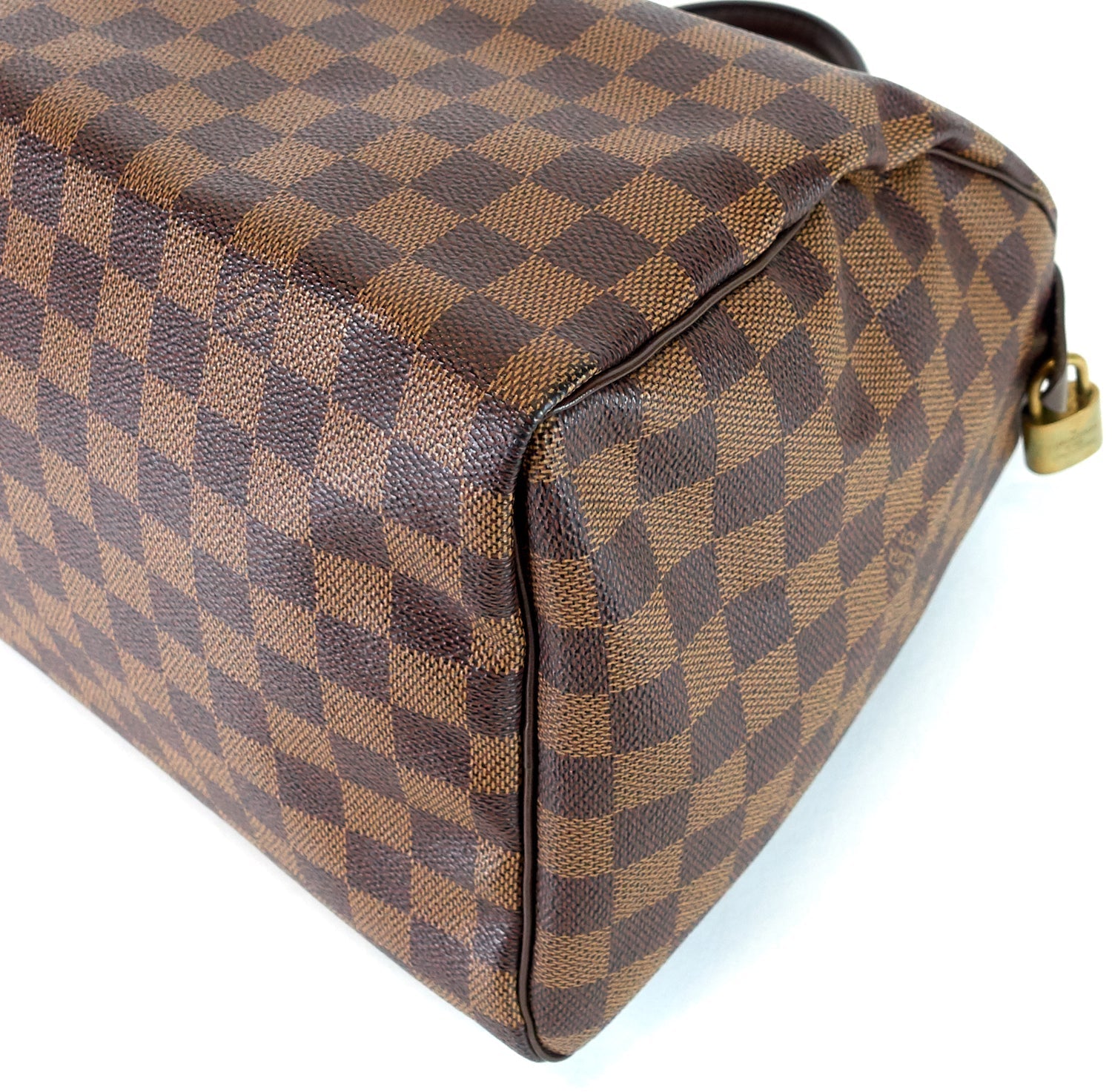 Louis Vuitto Speedy 30 Damier Ebene Canvas Bag