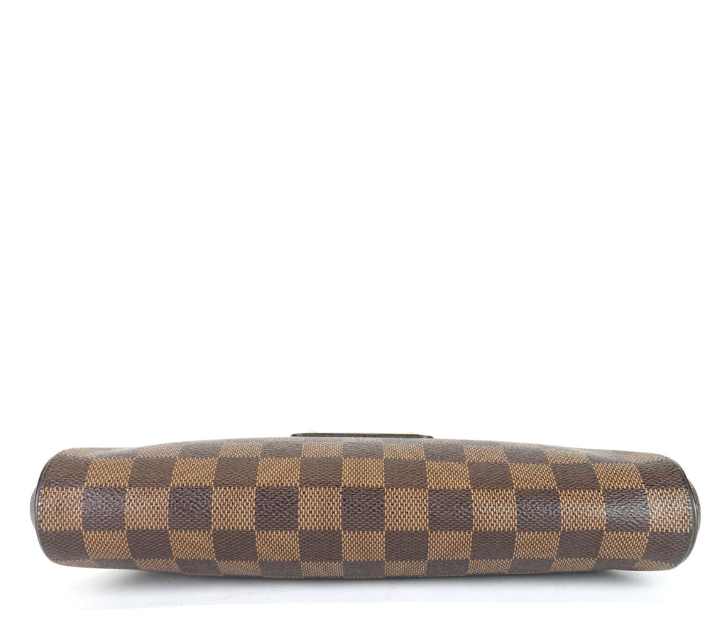 Louis Vuitto Eva Damier Ebene Canvas Crossbody Bag