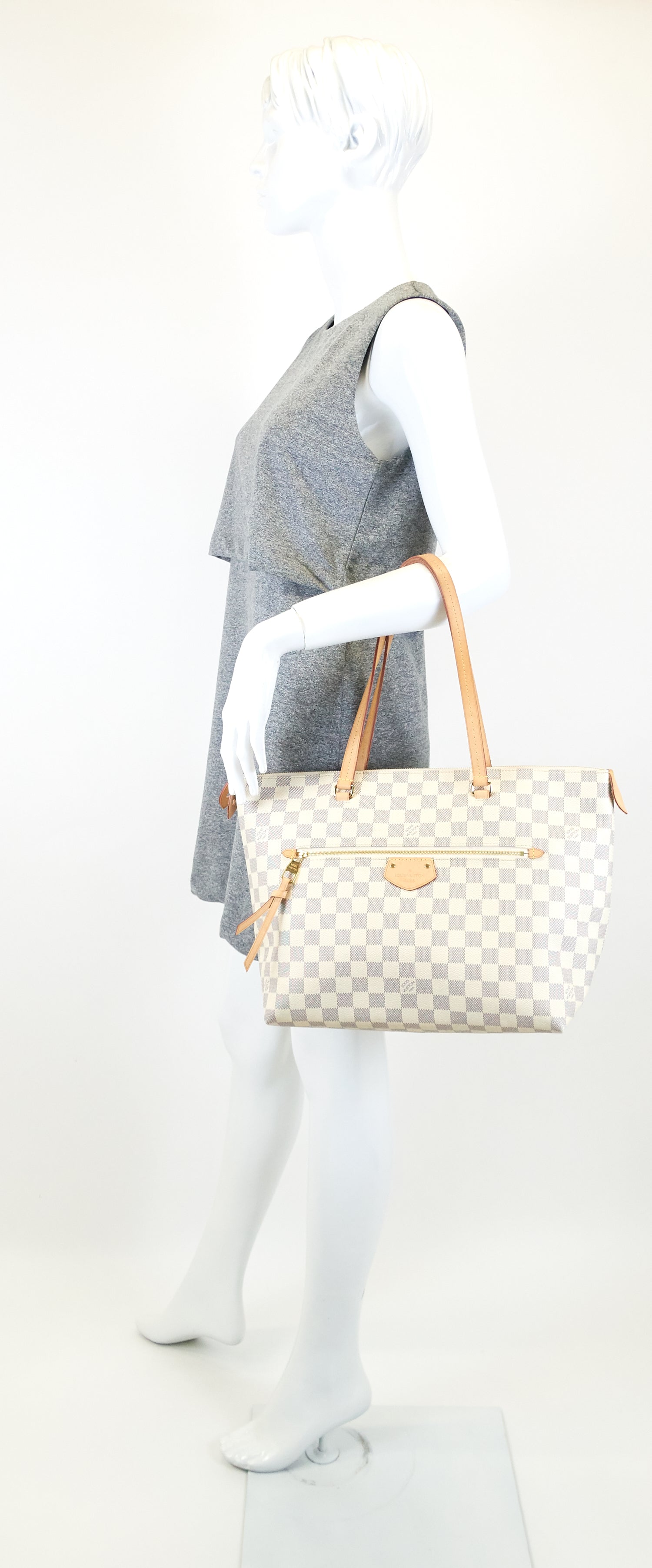 Louis Vuitto Iena MM Damier Azur Canvas Bag