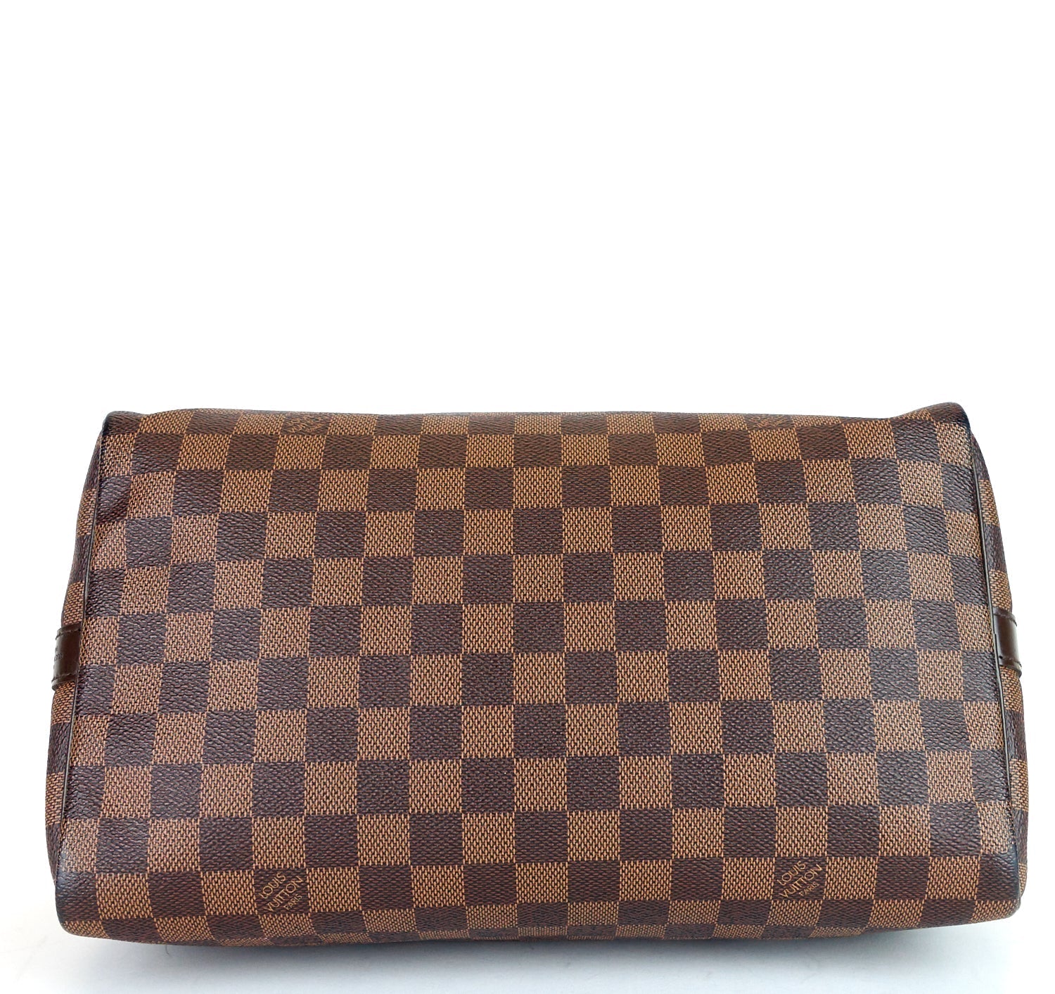 Louis Vuitto Speedy 30 Bandouliere Damier Ebene Canvas Bag
