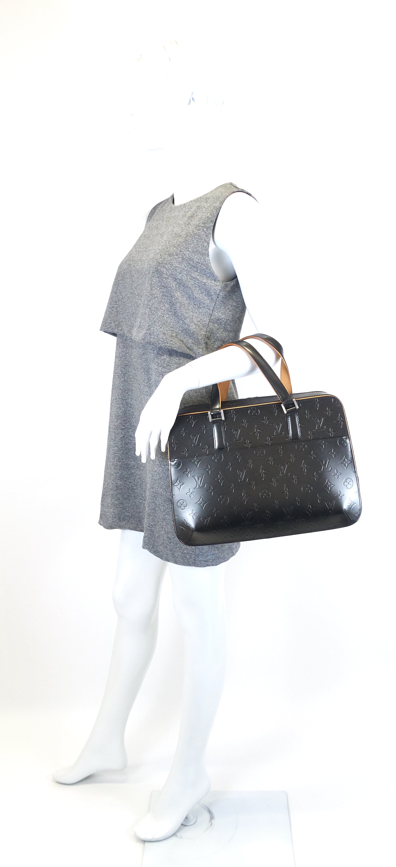 Louis Vuitto Malden Monogram Mat Vernis Leather Bag