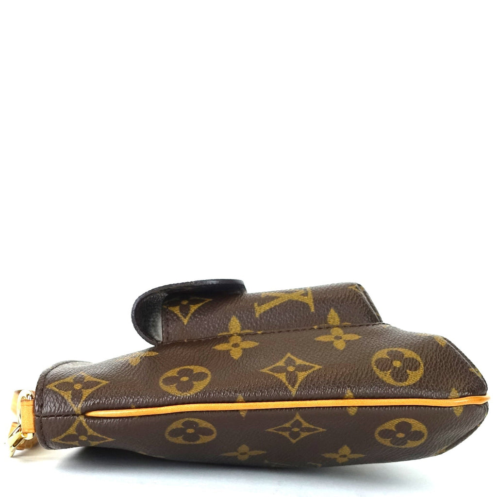 Louis Vuitto Partition Wristlet Monogram Canvas Bag