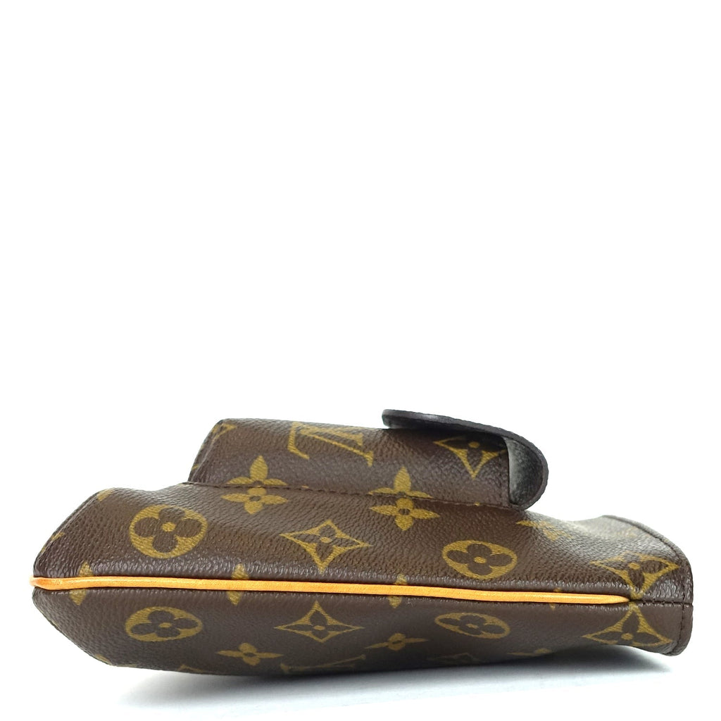 Louis Vuitto Partition Wristlet Monogram Canvas Bag