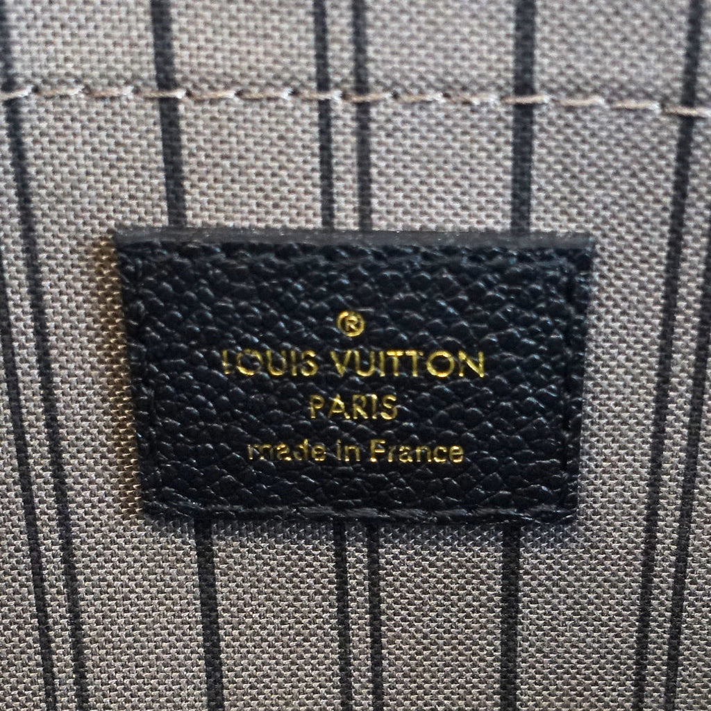 Louis Vuitto Montaigne MM Monogram Empreinte Leather Bag