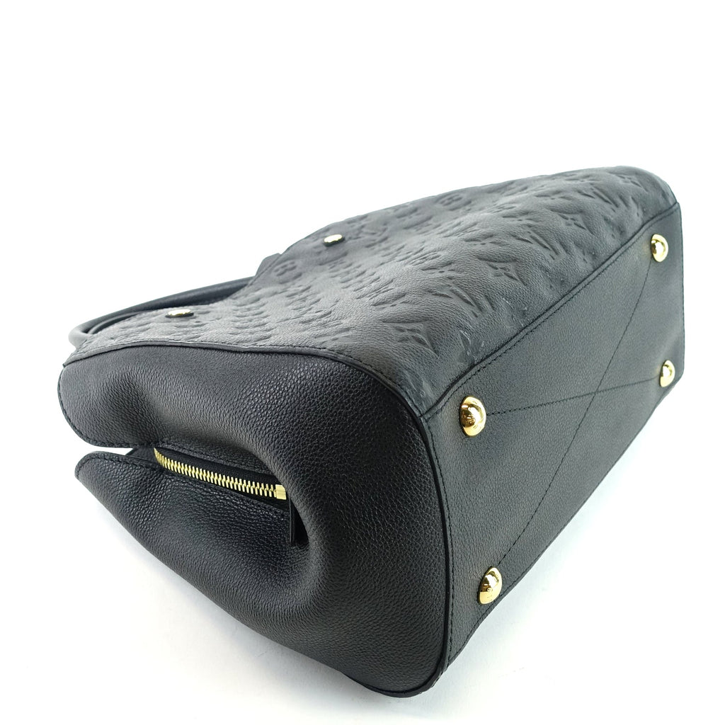 Louis Vuitto Montaigne MM Monogram Empreinte Leather Bag