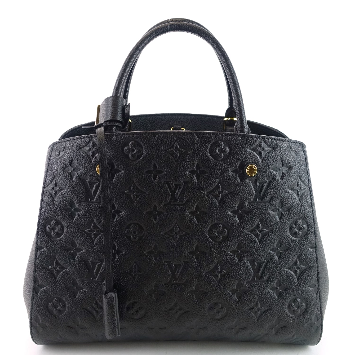 Louis Vuitto Montaigne MM Monogram Empreinte Leather Bag