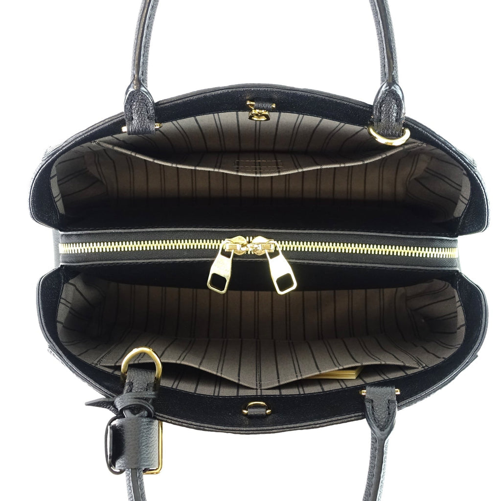 Louis Vuitto Montaigne MM Monogram Empreinte Leather Bag