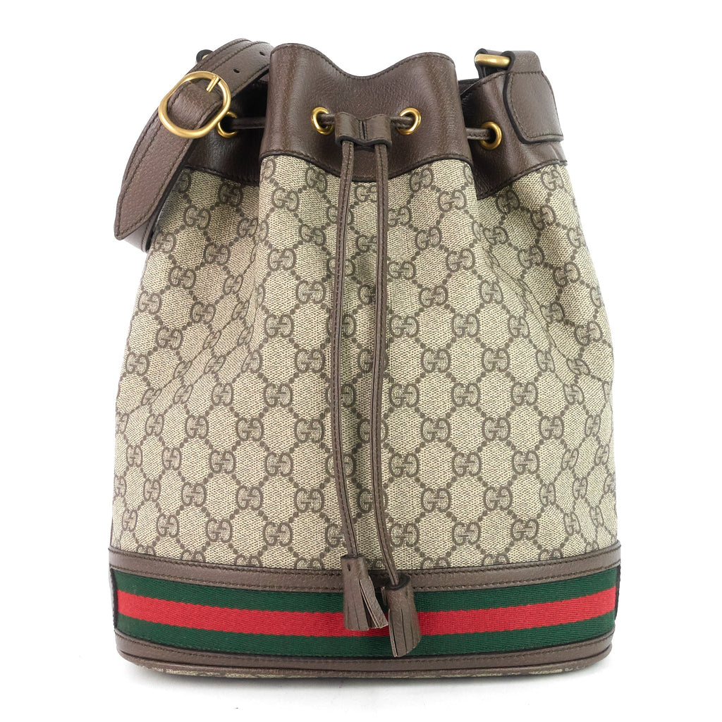 Gucci Ophidia GG Supreme Canvas Bucket Bag