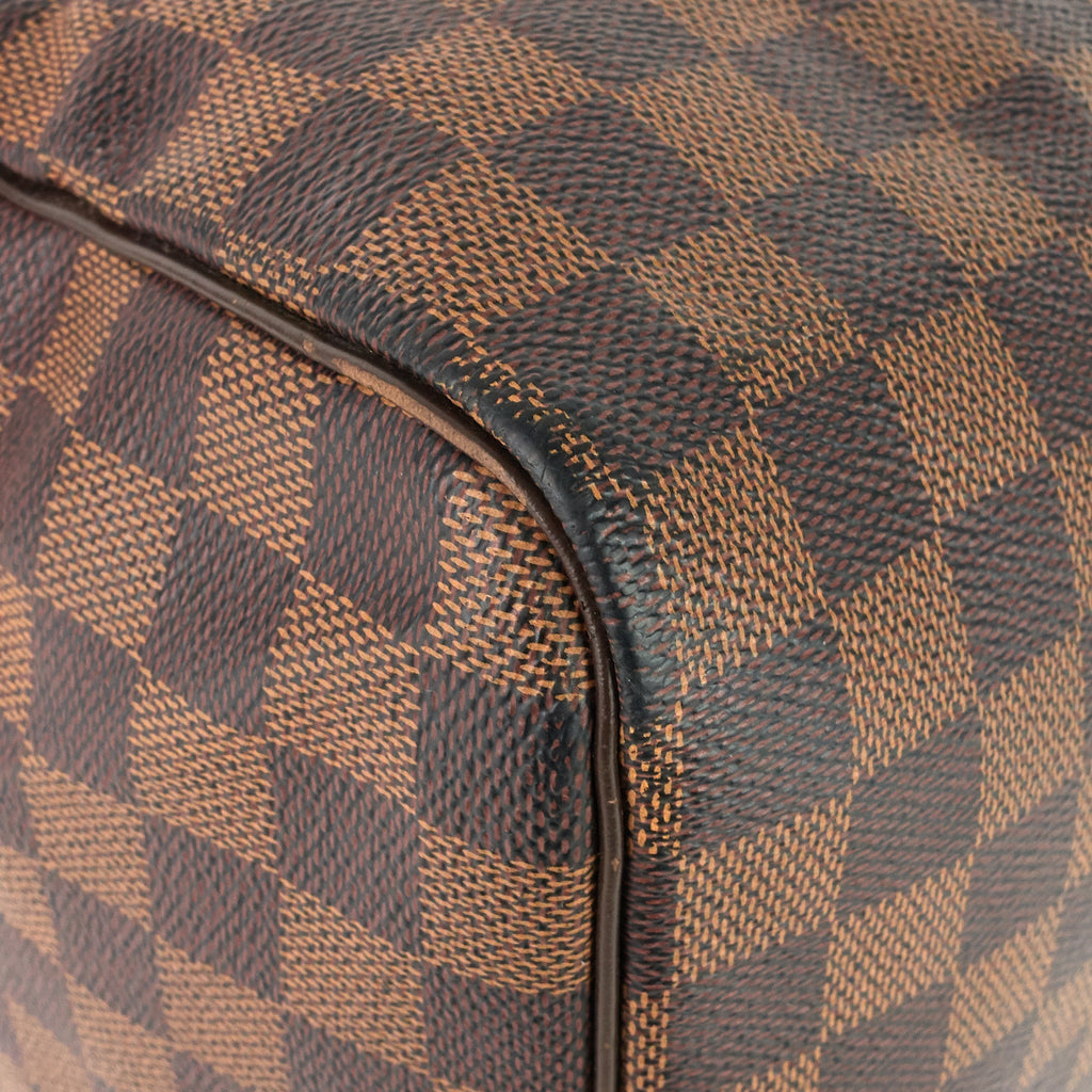 Louis Vuitto Speedy 35 Damier Ebene Canvas Bag