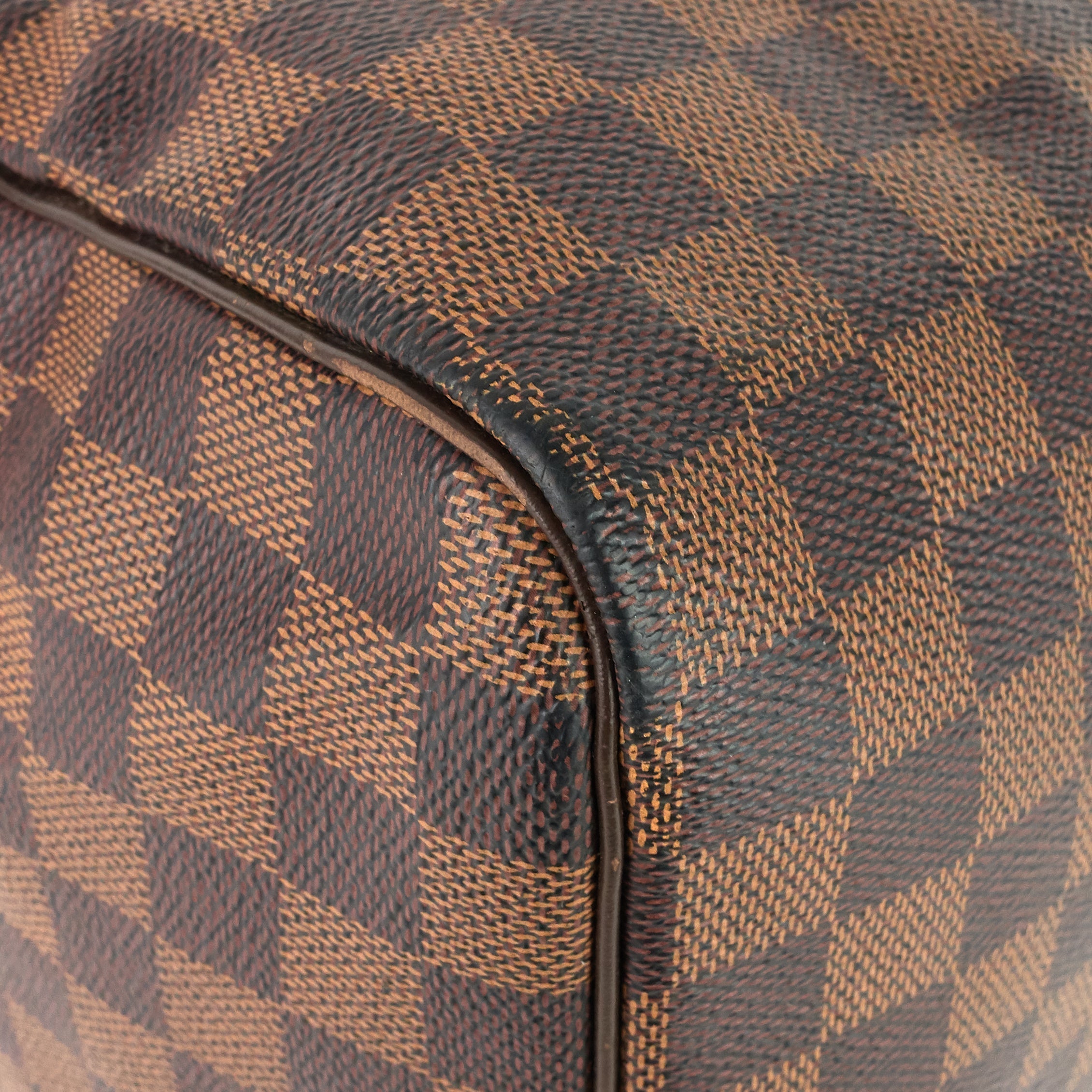 Louis Vuitto Speedy 35 Damier Ebene Canvas Bag