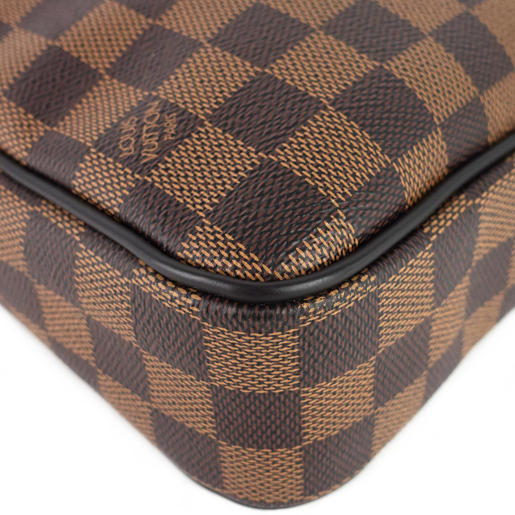 Louis Vuitto Porte-Documents Voyage PM Damier Ebene Canvas Briefcase Bag