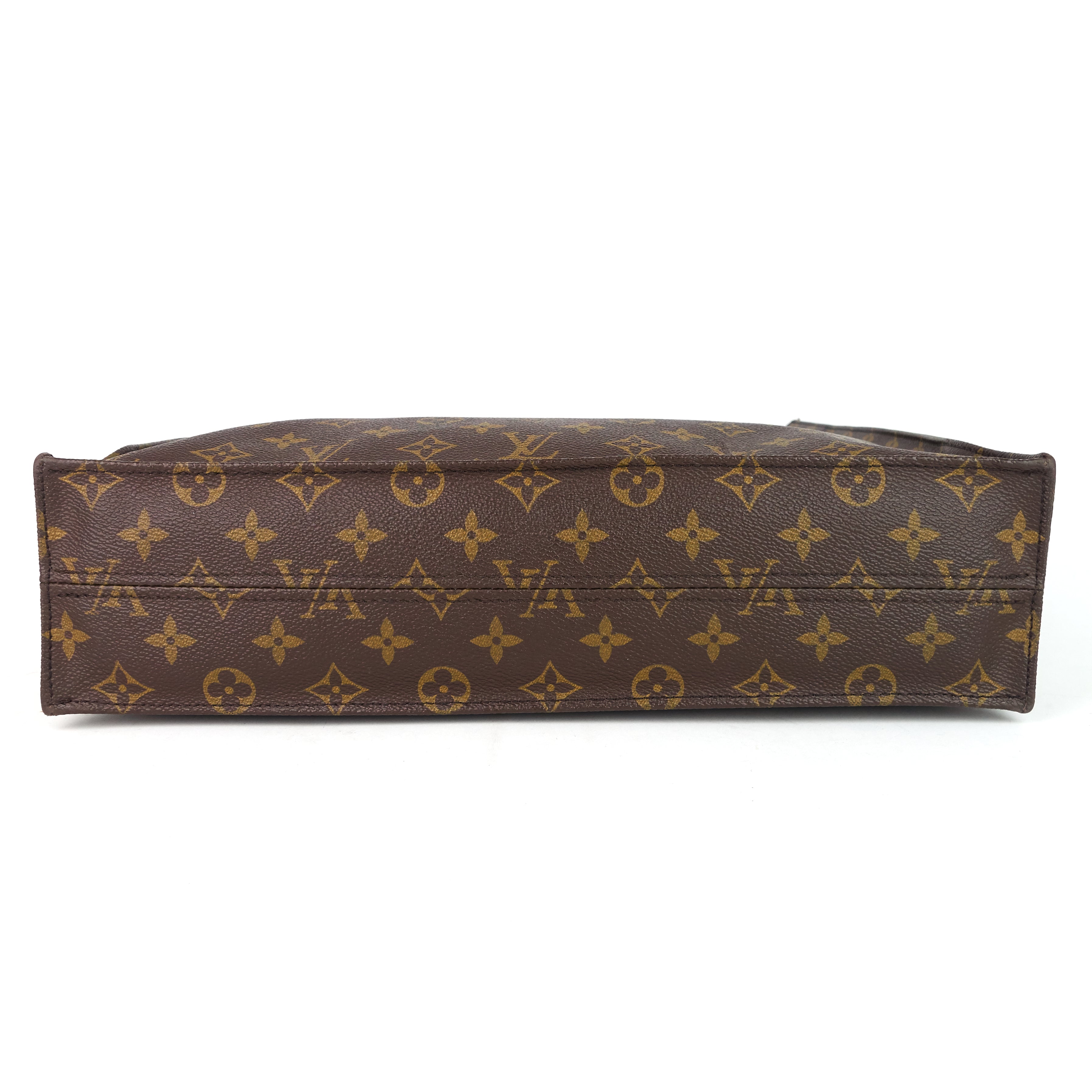 Louis Vuitto Sac Plat GM Monogram Canvas Handbag