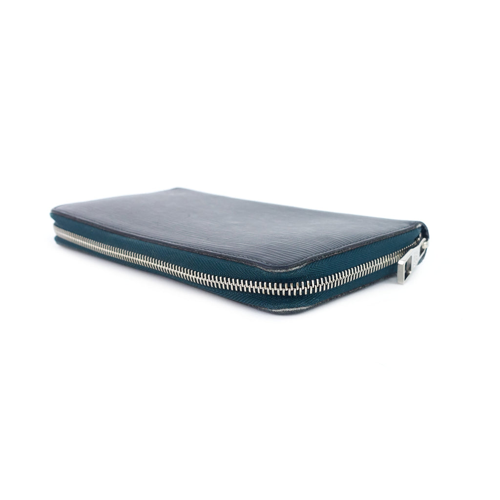 Louis Vuitto Zippy Navy Blue Epi Leather Organizer Wallet