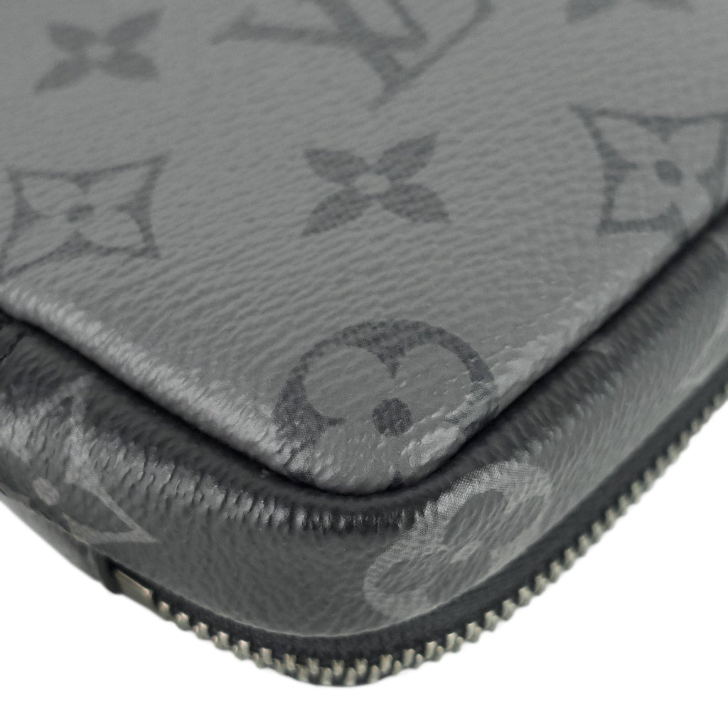 Louis Vuitto Double Phone Eclipse Reverse Canvas Pouch