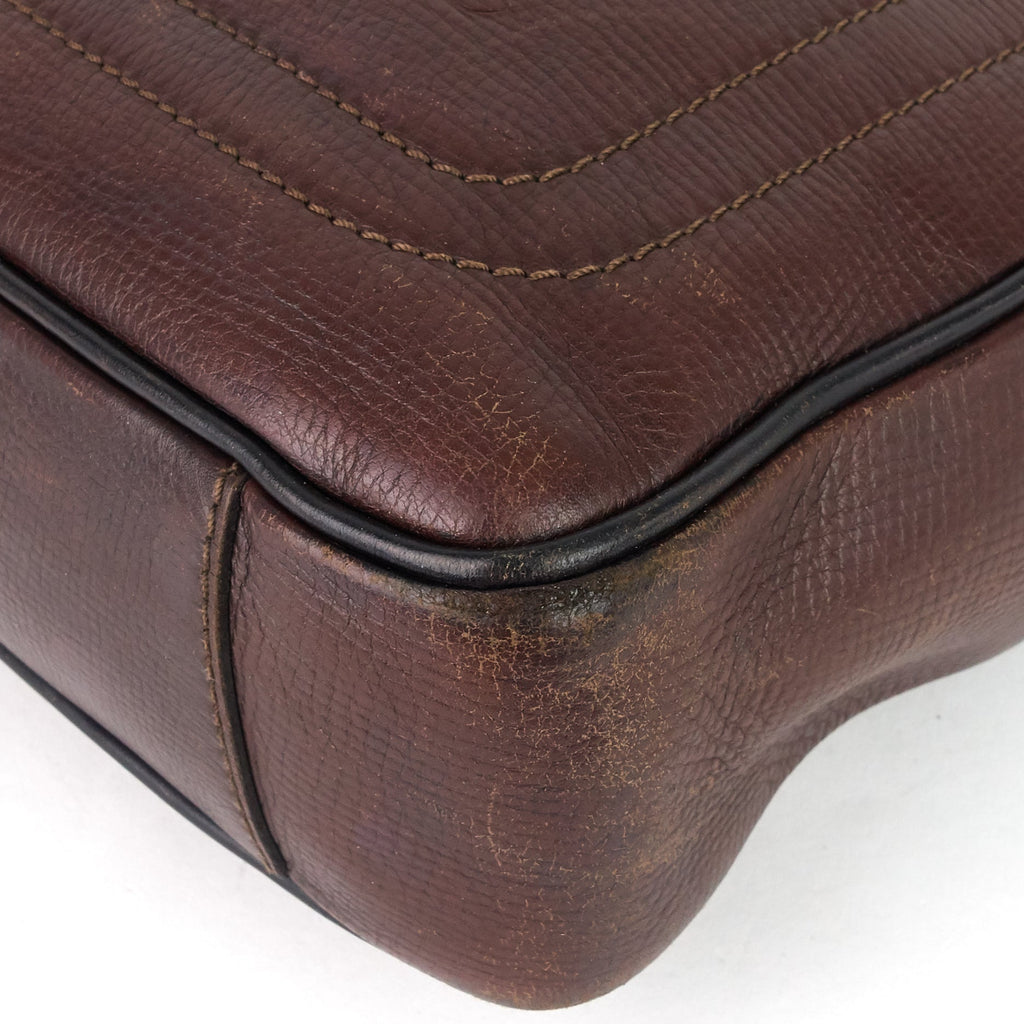 Louis Vuitto Utah Huron Leather Work Bag