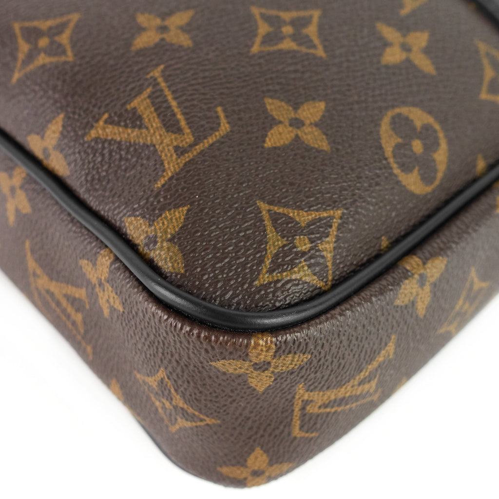 Louis Vuitto Porte-Documents Voyage PM Monogram Macassar Canvas Briefcase Bag