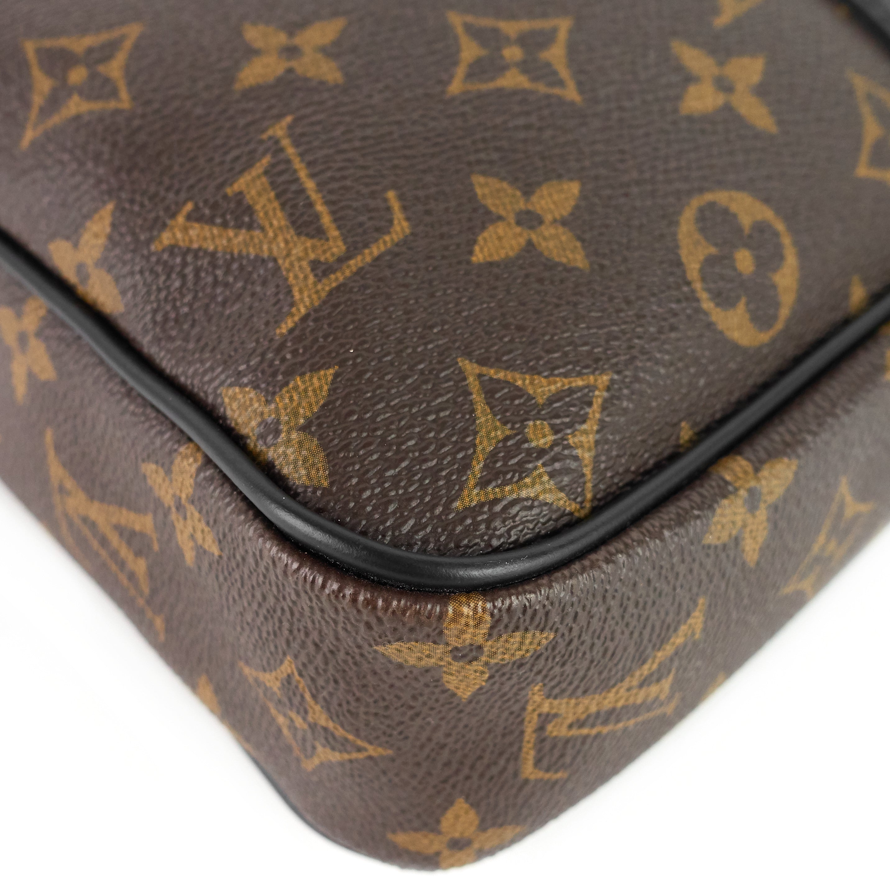 Louis Vuitto Porte-Documents Voyage PM Monogram Macassar Canvas Briefcase Bag