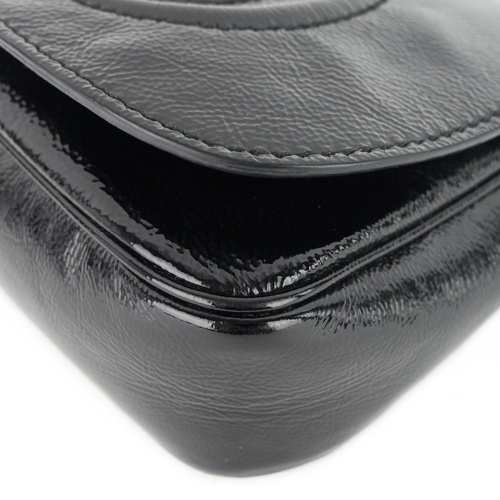 Gucci Soho Patent Leather Chain Crossbody Bag